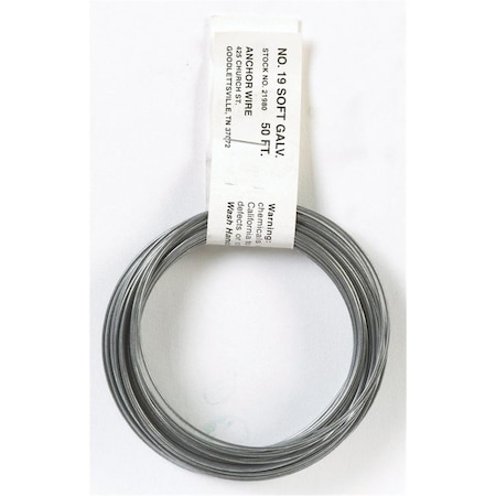 Homecare Products 50 ft. Galvanized 19 Gauge Roll Wire HO3308605